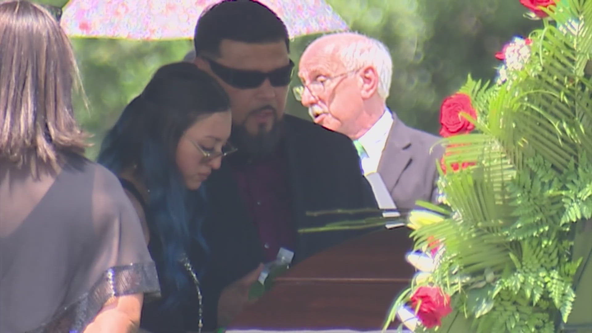 Jocelyn Nungaray, the 12-year-old Houston girl whose death touched the heart and soul of this city, was laid to rest today following a private funeral.