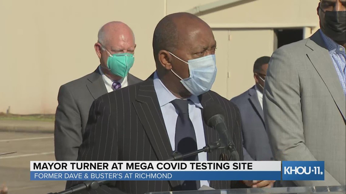 'We want you tested' | Mayor Turner pleads to Houstonians to get COVID tested as mega sites multipley