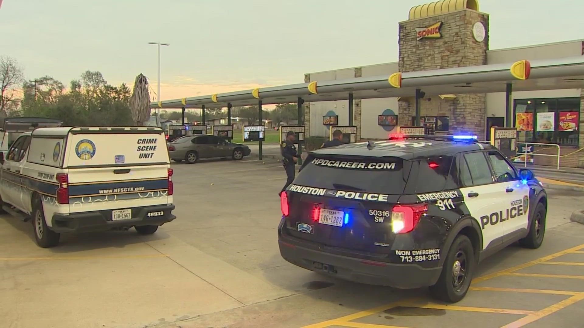 According to HPD officials, one person was killed near the Sonic on South Post Oak near West Orem.