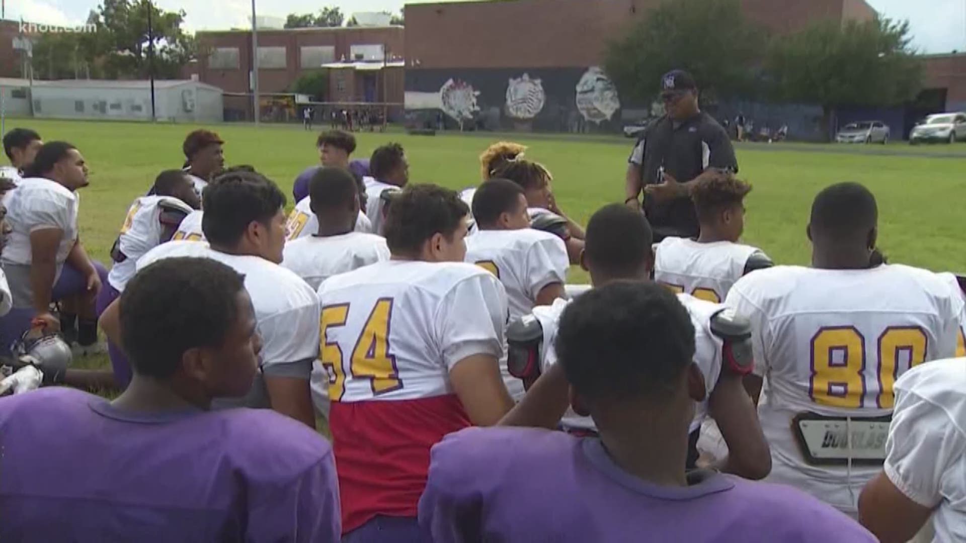 Building healthy relationships and preventing domestic violence starts at a young age and Coach Michael Porter with Northside High School's football program is working to shape his players into young men who care about others on and off the field.