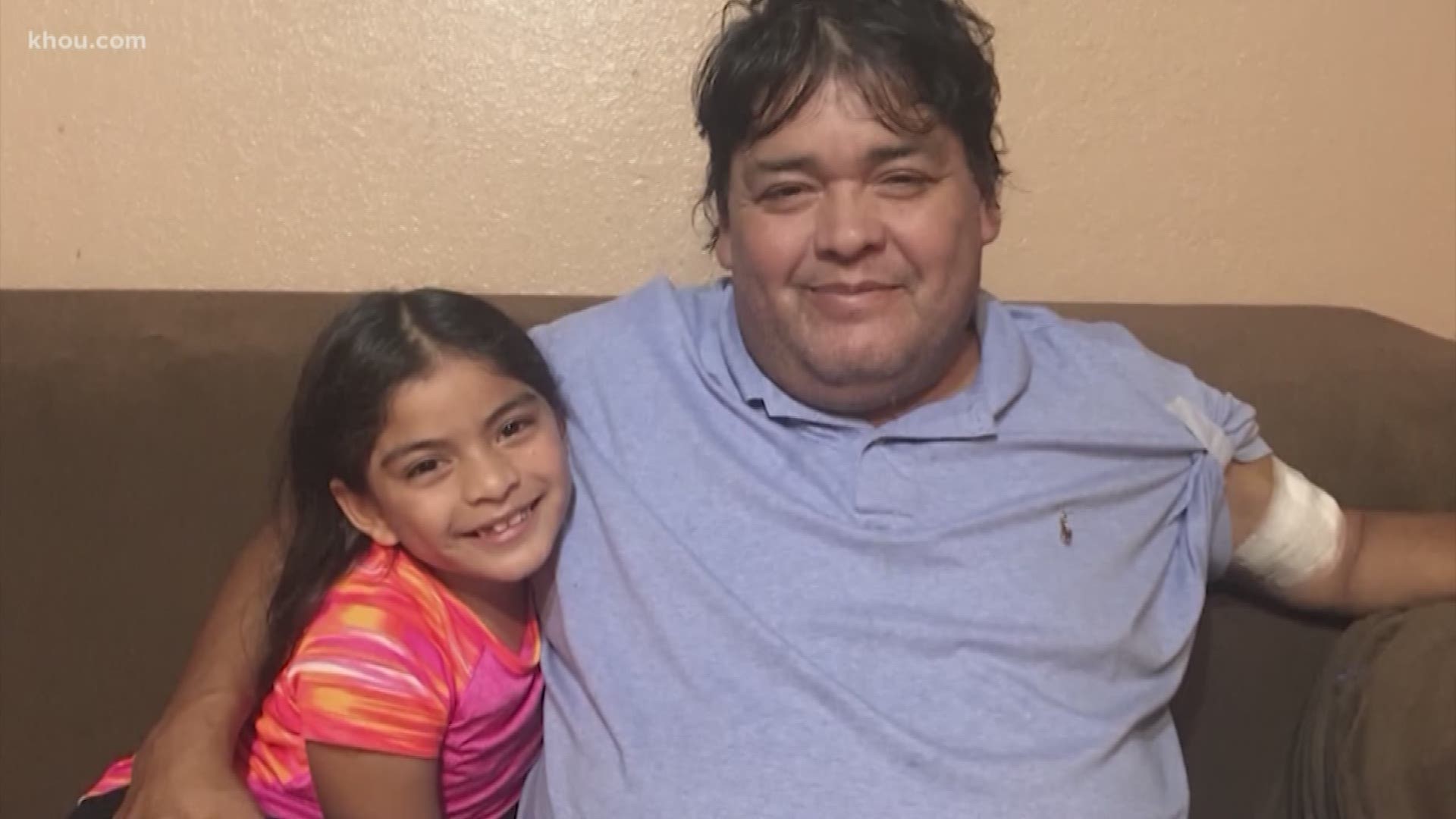 Betzabe Gomez and her family are finally getting a new home. A big reason for the repairs is Betzabe's dad, who was very sick. KHOU 11’s Melissa Correa shares the bi
