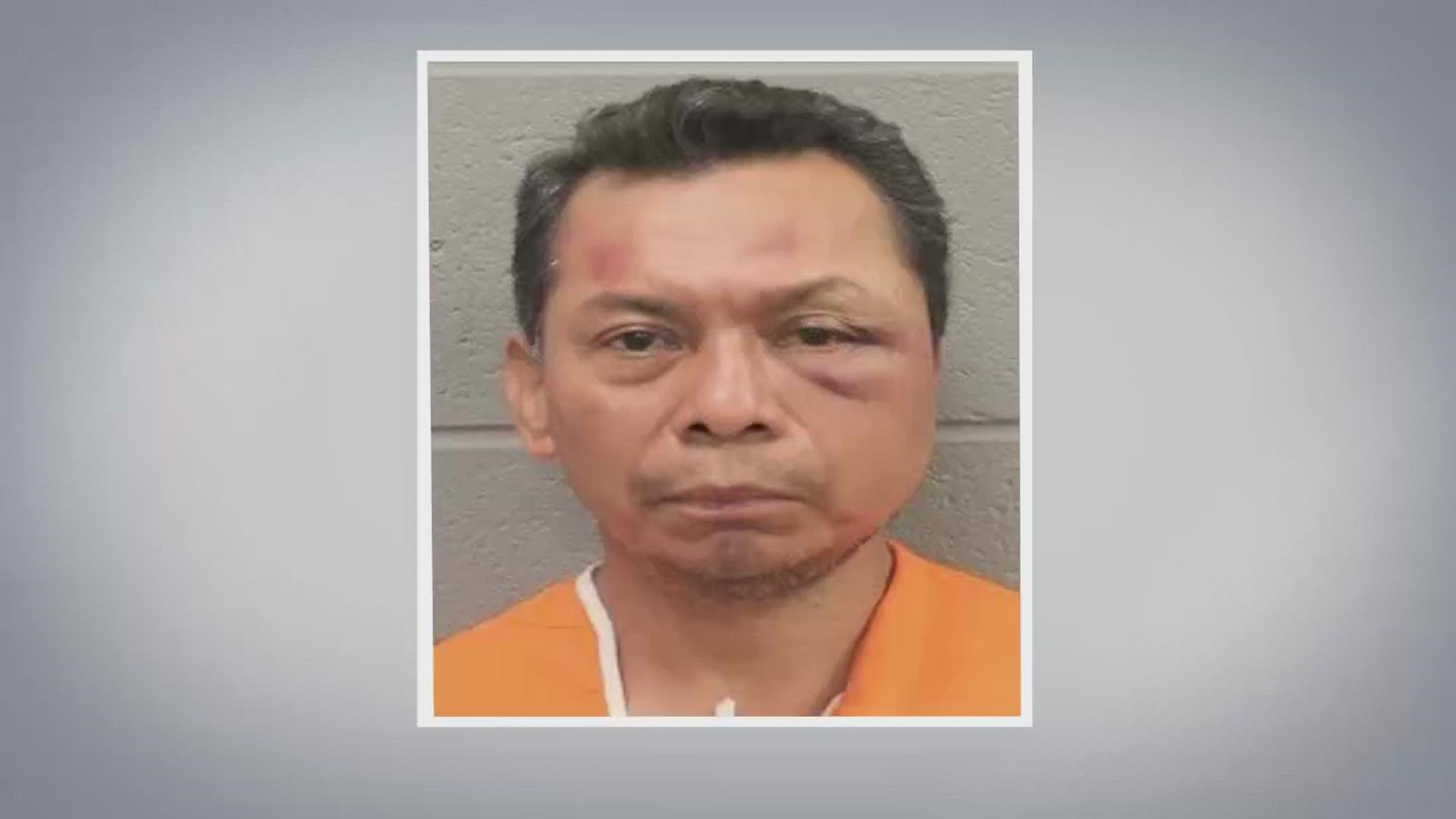 Holman Hernandez appeared in court Monday afternoon. He was arrested Sunday after police said they found him in a northside motel room with the little girl.