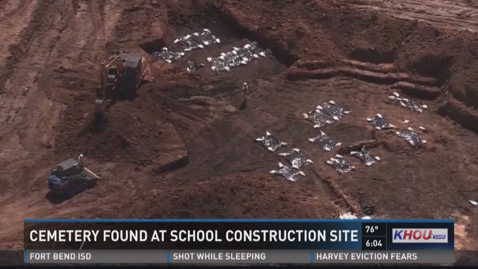 Fort Bend ISD and the Texas Historical Commission are working together after a historic cemetery was found at a school construction site.