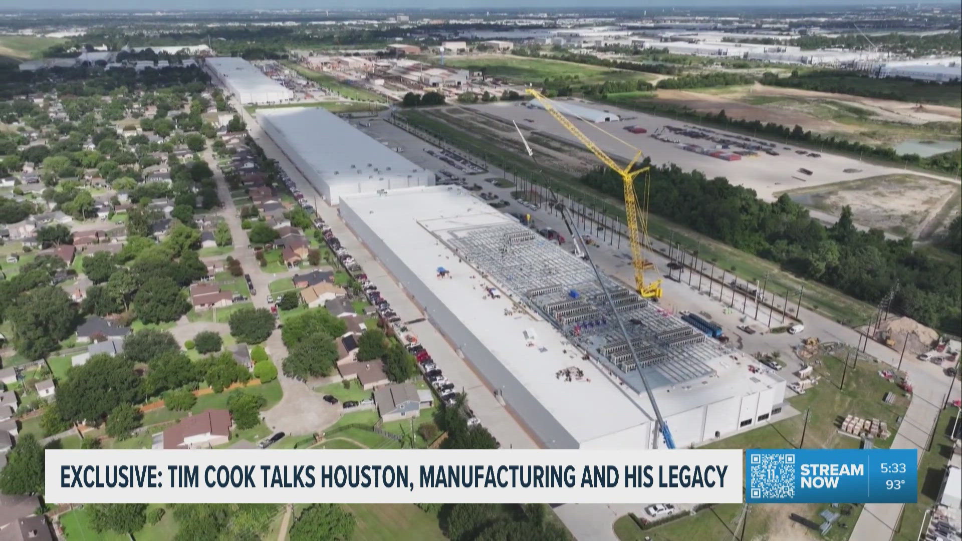 Apple CEO Tim Cook unveils 250,000-square-foot Houston factory; Mac Mini production expected later this year