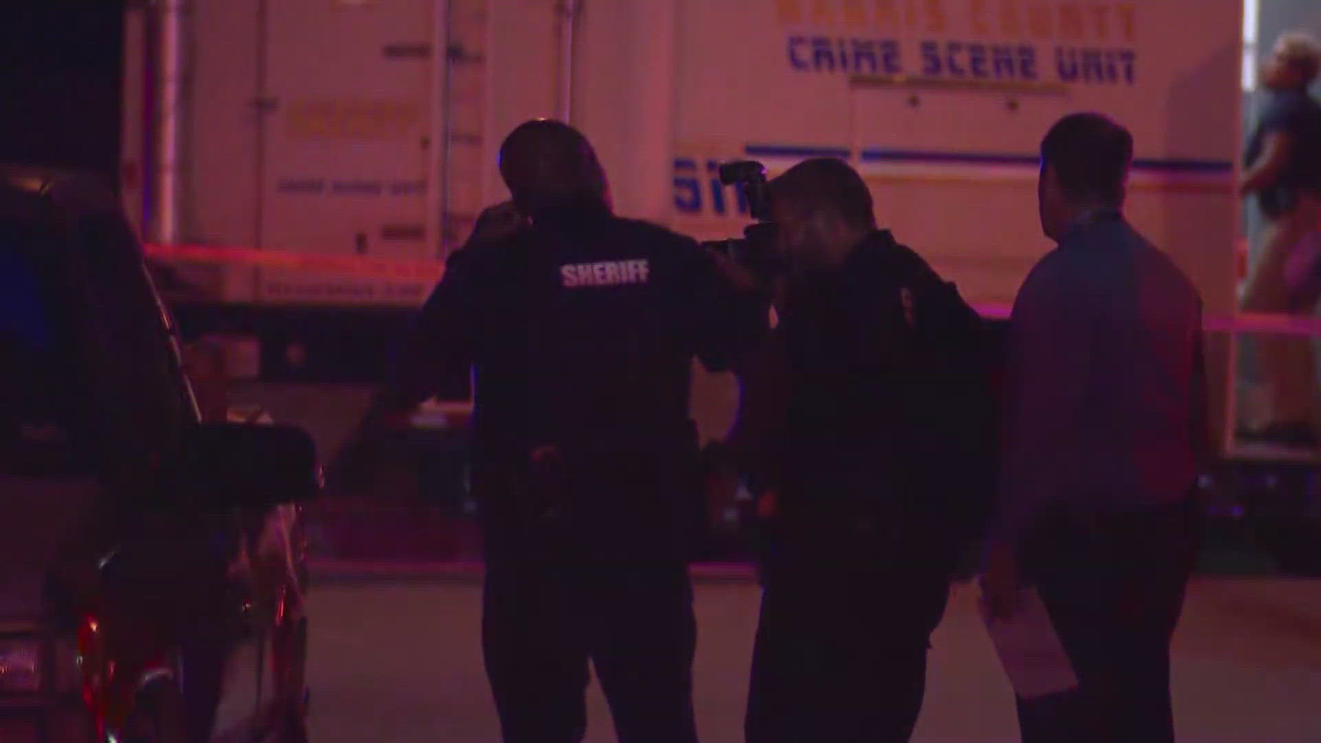 The suspect was taken by Life Flight to the hospital. He was in critical condition.