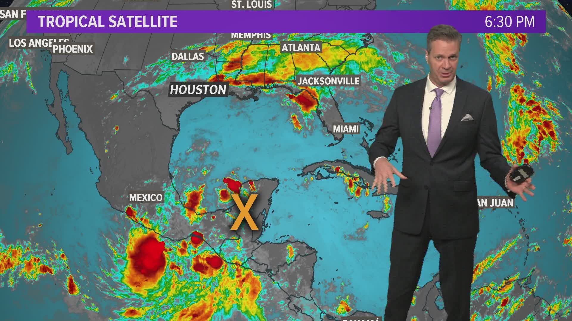 A new tropical storm (Nestor) could form during the next 48 hours