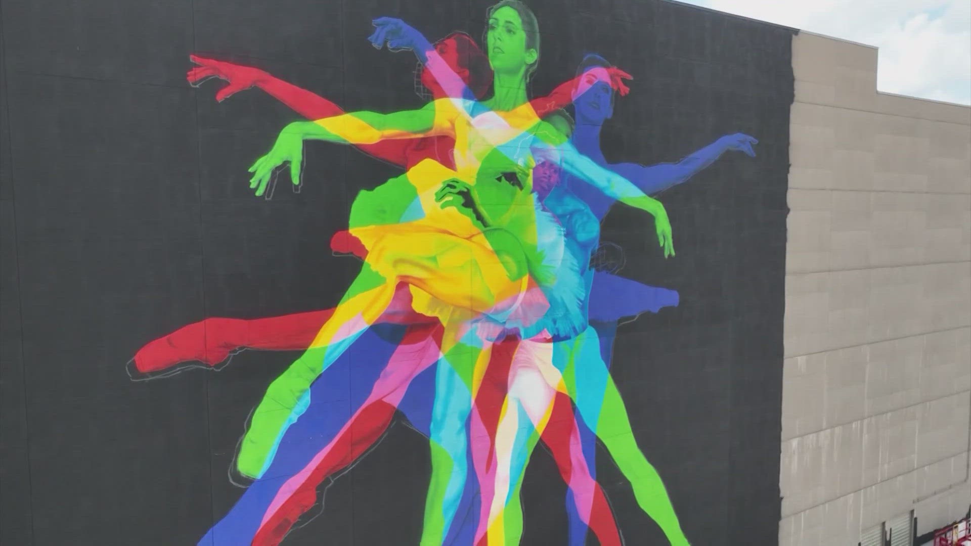 It's a project called "Big Art, Bigger Change," and it focuses on social and environmental changes.