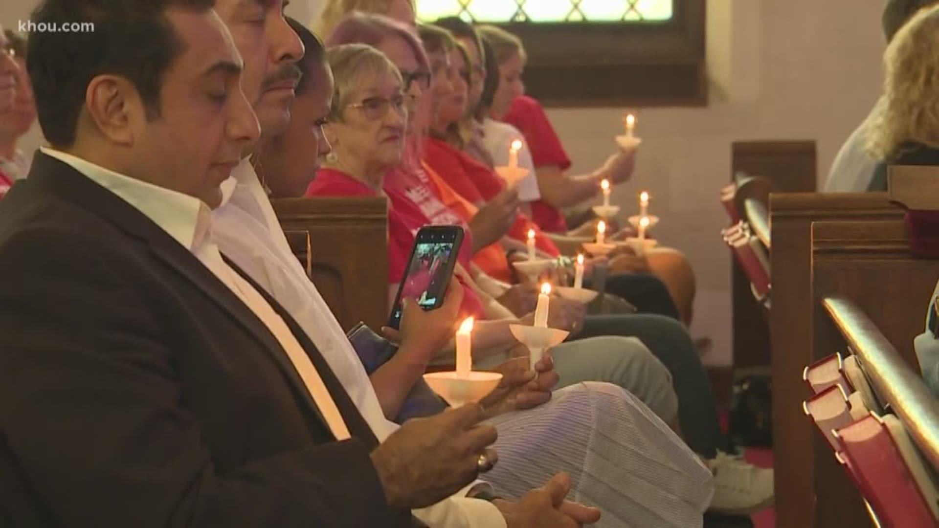 Two vigils were held in Houston with a dual purpose: to honor the mass shooting victims and call for more gun regulations.
