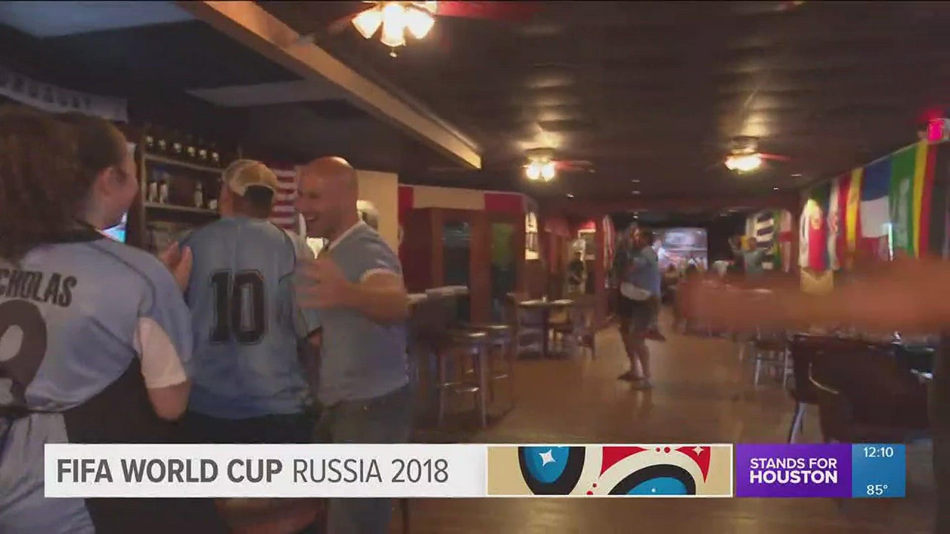 Some Houston bars and restaurants offer World Cup fans a chance to watch the matches this week, including at Saldiva's South American Grill.