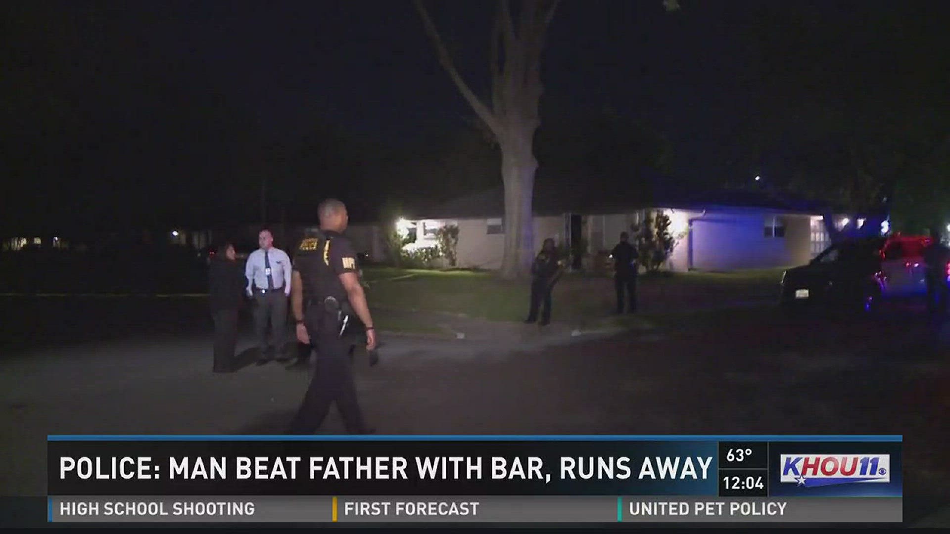 A late night argument turned deadly after police say a son beat his father to death with a baseball bat.