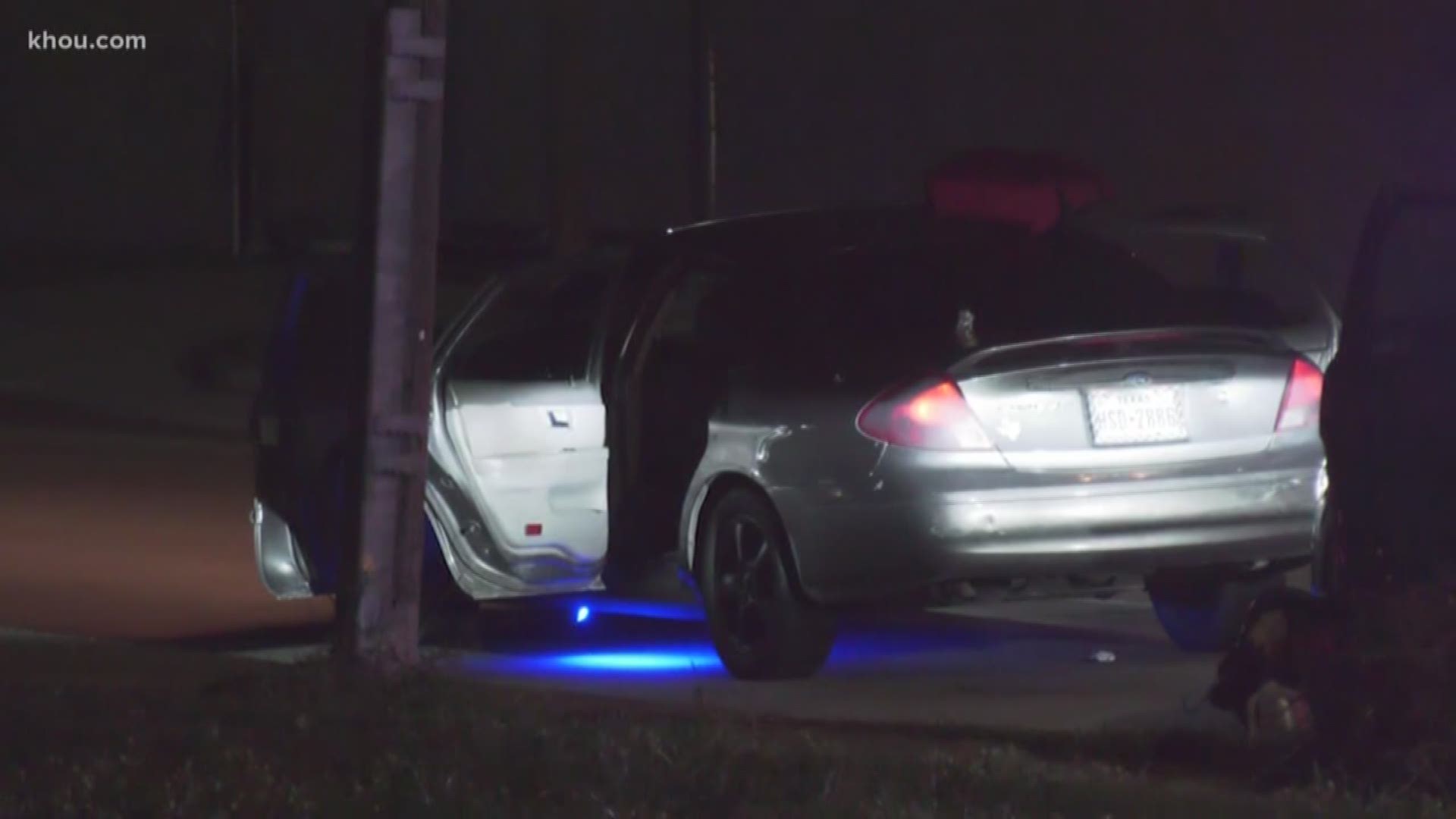 The chase ended in a crash overnight. KHOU 11's Janel Forte reports.