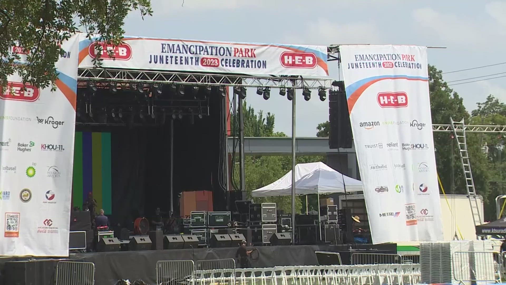 Houston, Texas celebration at Emancipation Park