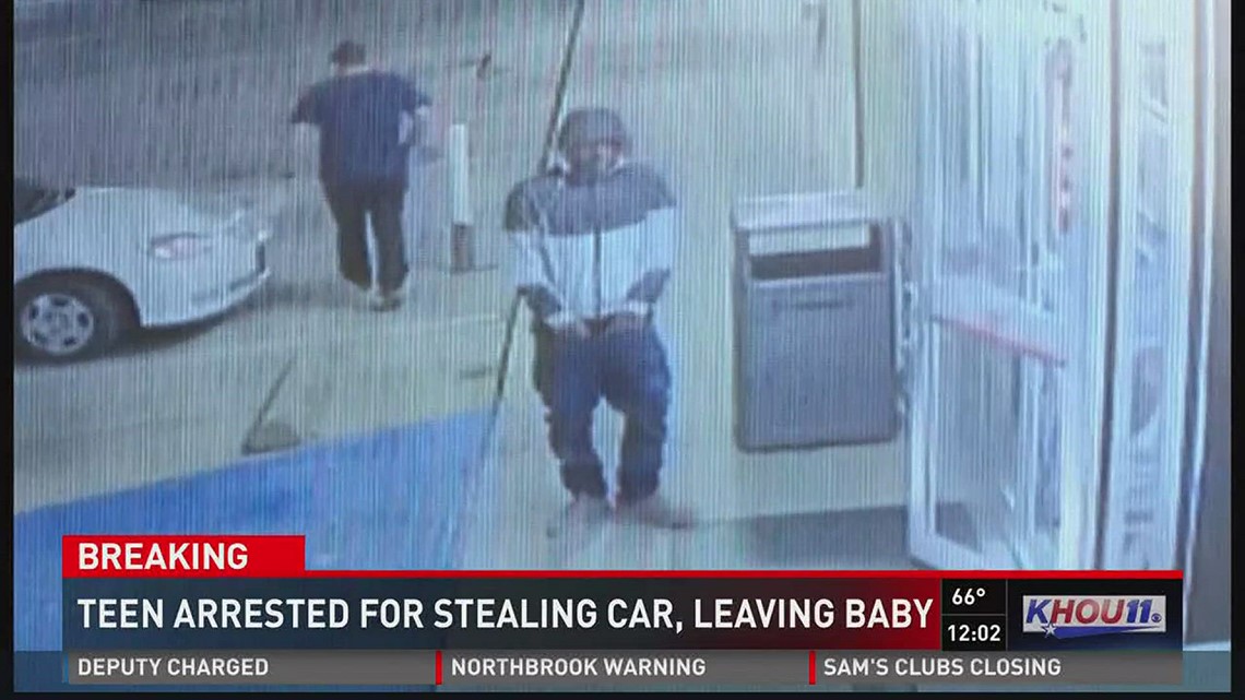 Teen arrested for stealing car, leaving baby | khou.com