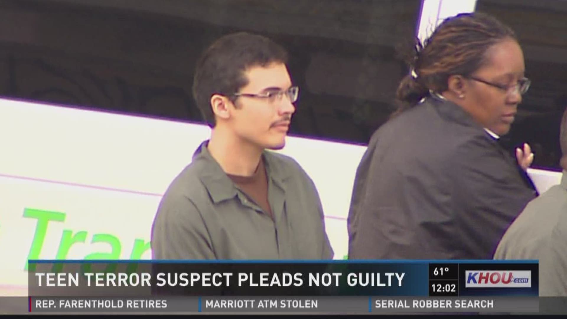 Teen terror suspect pleads not guilty in first court appearance | khou.com