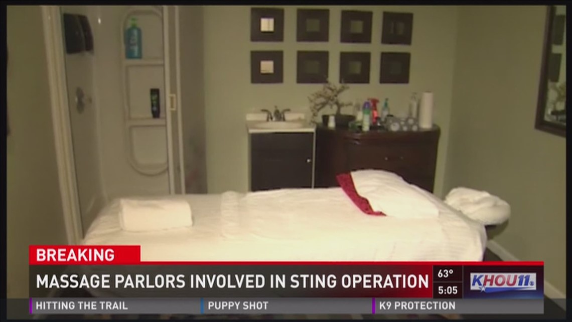 Massage parlors targeted in sting operation