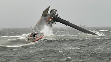 1 dead, 12 still missing after boat capsizes off Louisiana coast, Coast Guard says