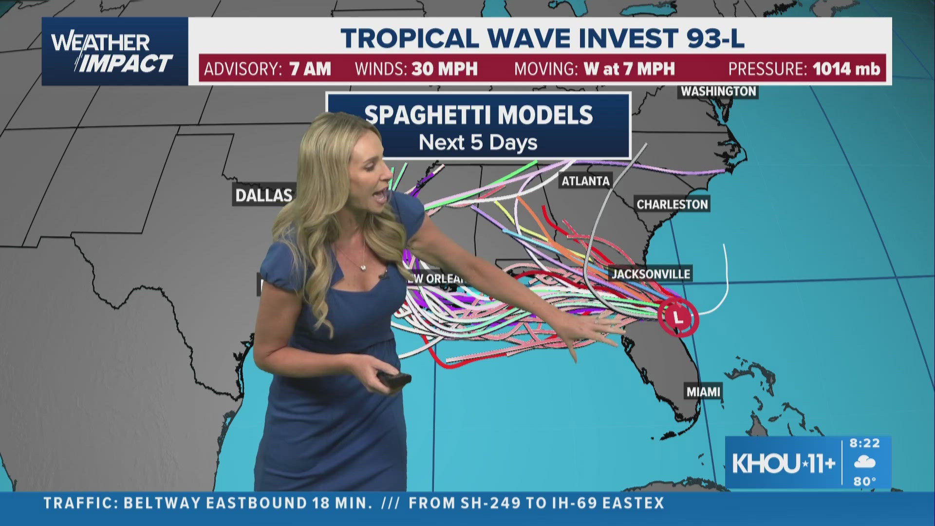 This is meteorologist Chita Craft's report on the system that ran in the KHOU 11 Morning News Tuesday on KHOU 11+.