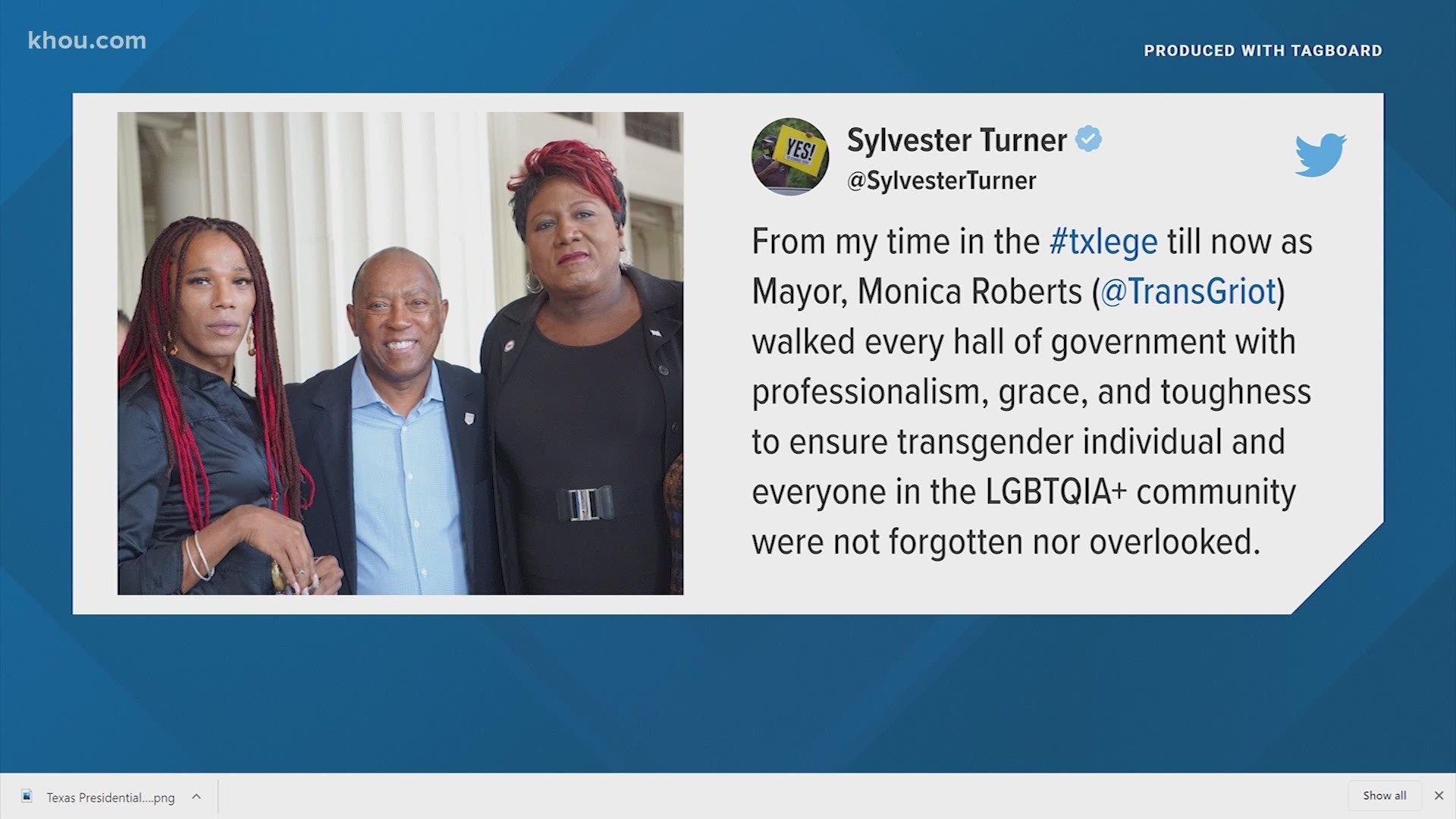 Transgender rights advocate and journalist Monica Roberts is being mourned in Houston and across the country after her death this week at the age of 58.