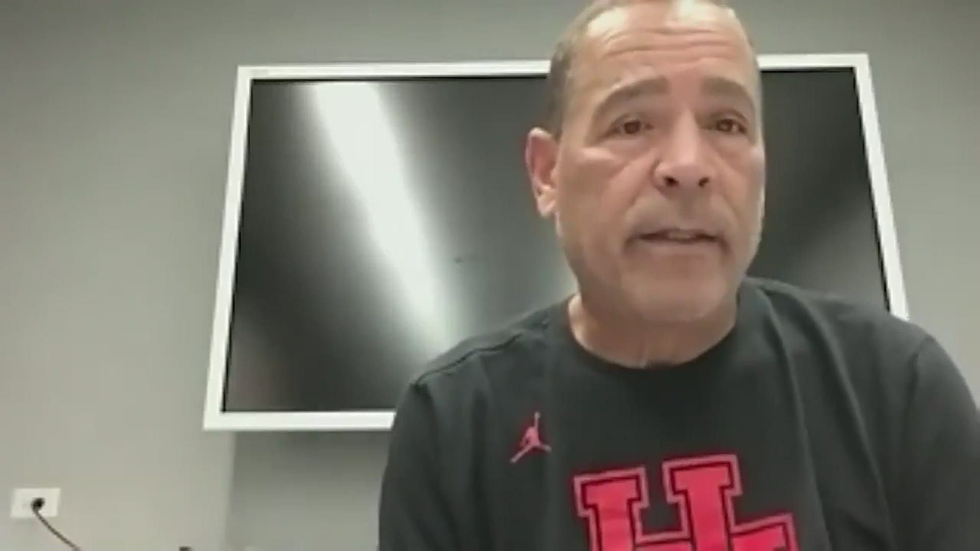 According to University of Houston basketball coach Kelvin Sampson, all 15 players have had COVID,