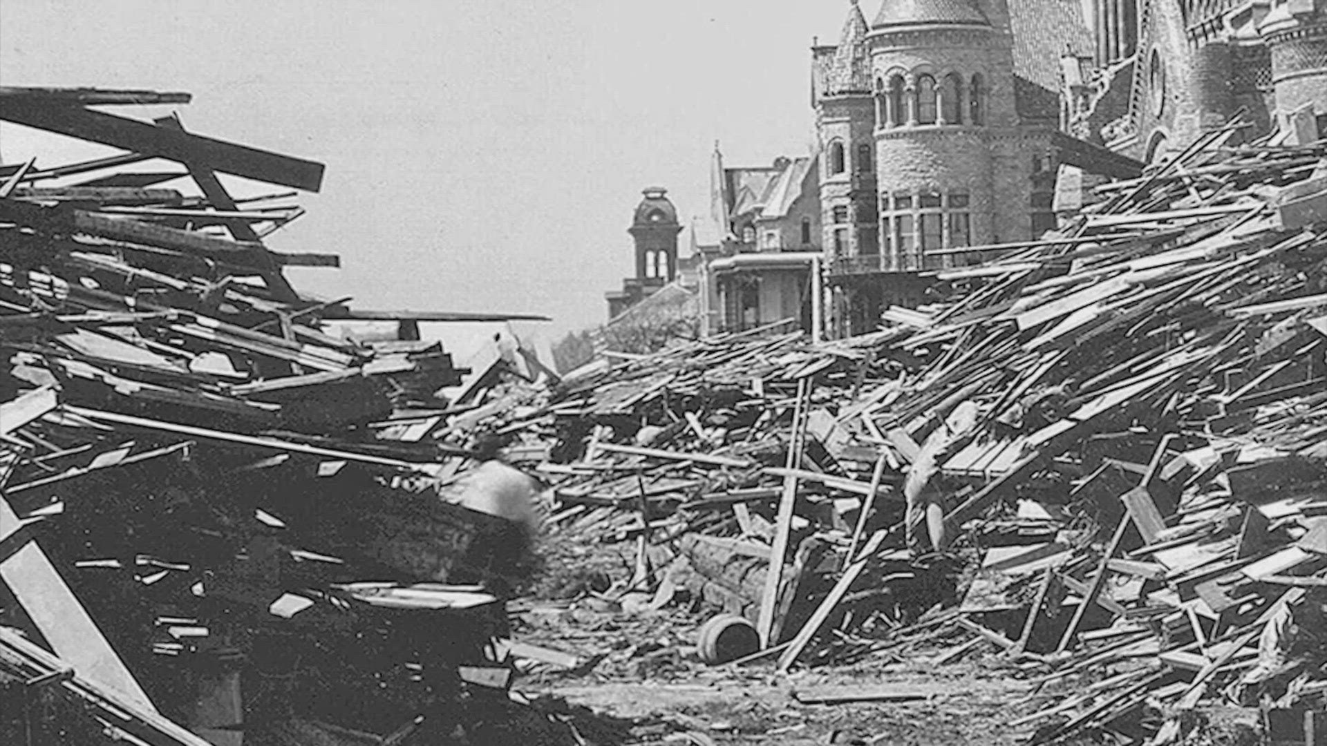 It's estimated that 8,000 lives were taken on Galveston Island and thousands more on the mainland.