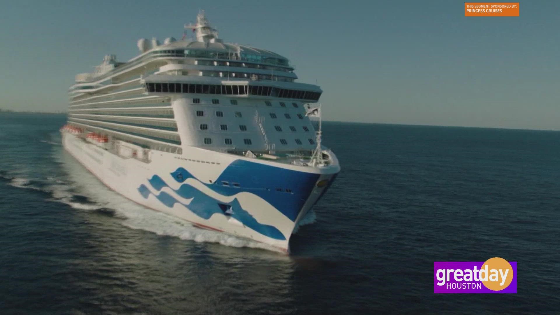 Princess Cruises ready to sail from Galveston to the Western Caribbean