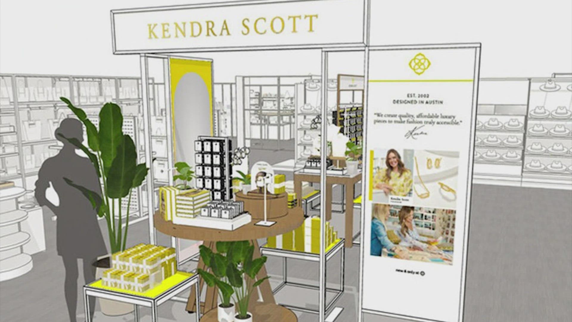 The exclusive partnership will be available online and in stores, but two Texas stores will feature a dedicated Kendra Scott at Target experience.
