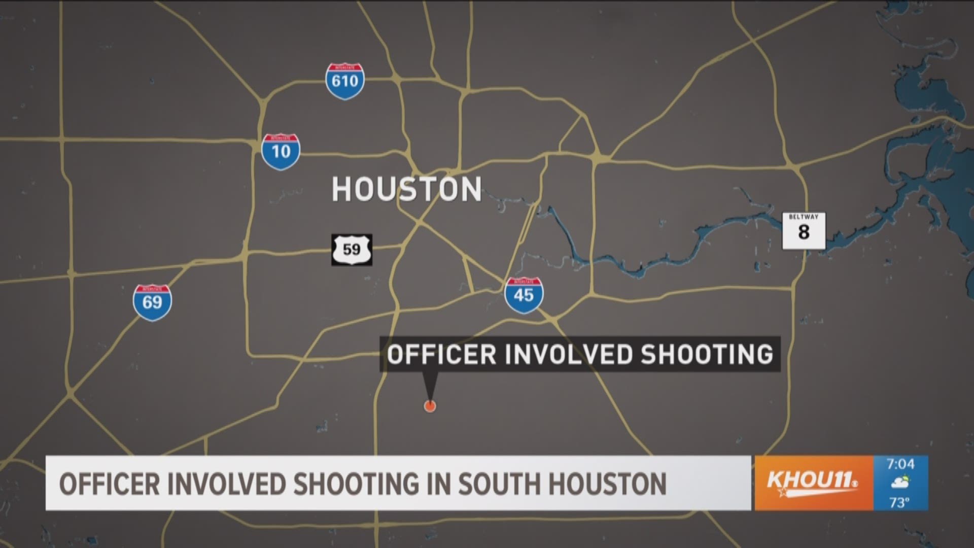A man was shot by a Houston police officer after he ran over a woman and tried to run over the officer with his vehicle. 