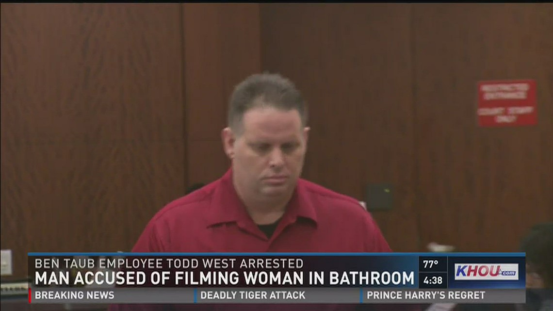 Man accused of filming woman in bathroom | khou.com