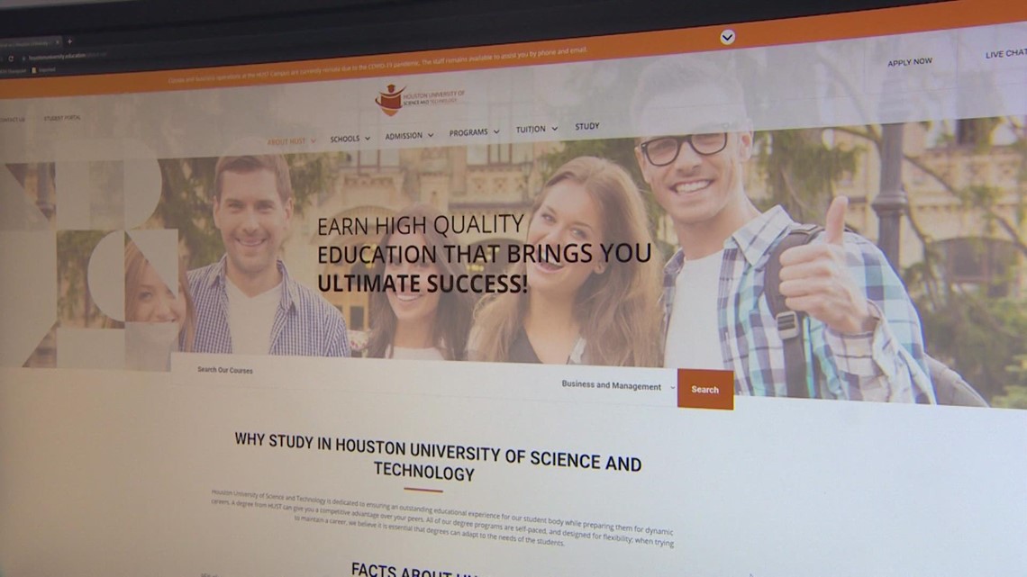 'Houston University' offline after KHOU 11 Investigation