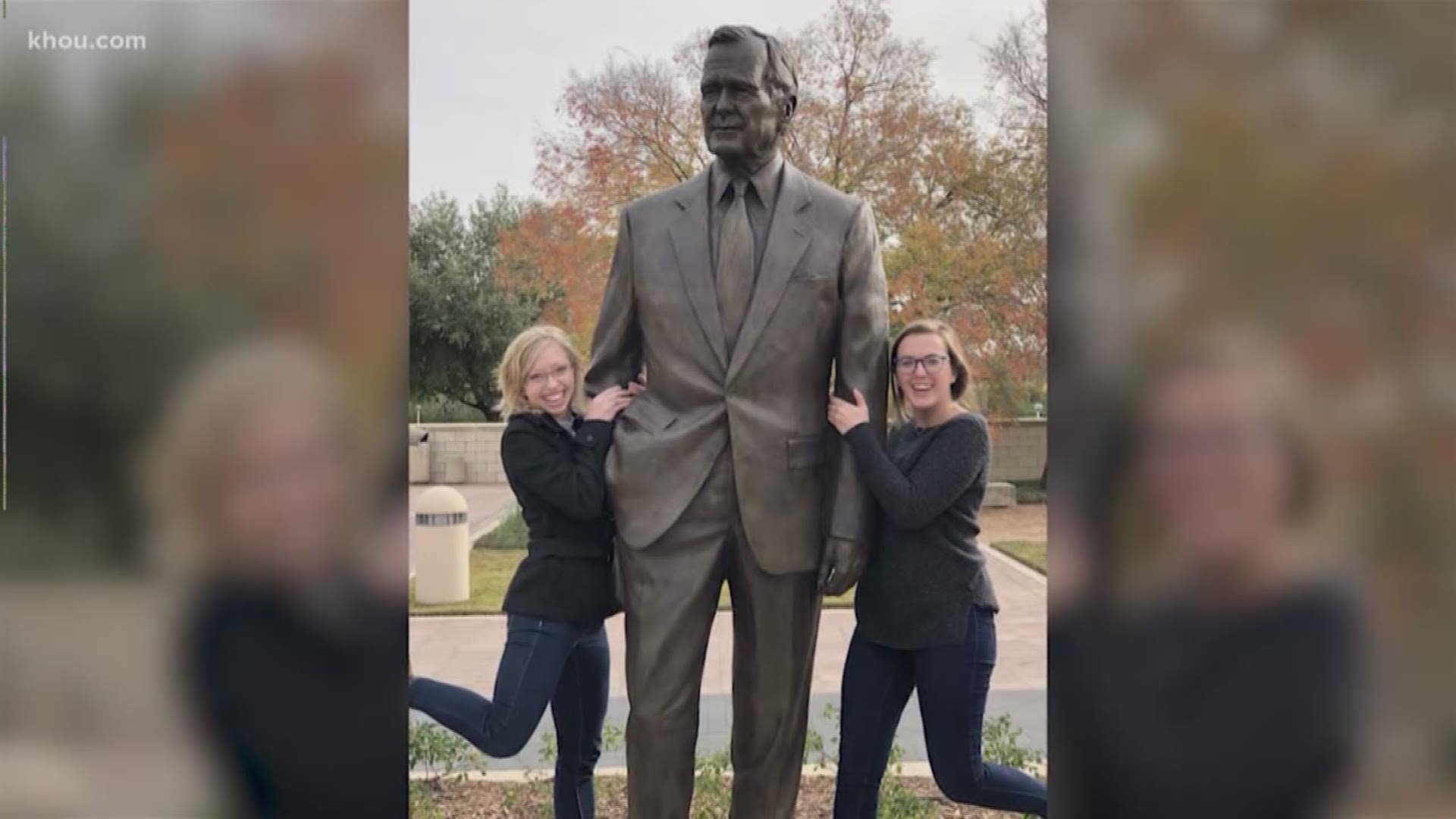 Texas A&M University is preparing for the burial of President George H.W. Bush at his library.