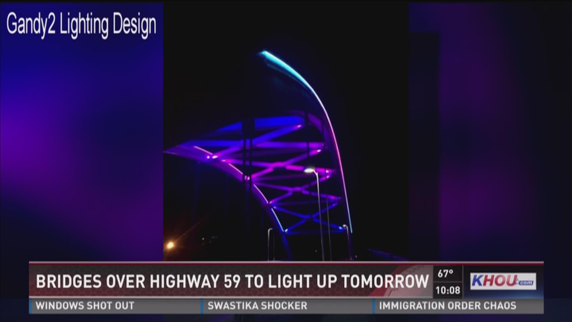 HOUSTON- If you drive along Highway 59 near the Museum District, you are in for a treat starting tomorrow night.