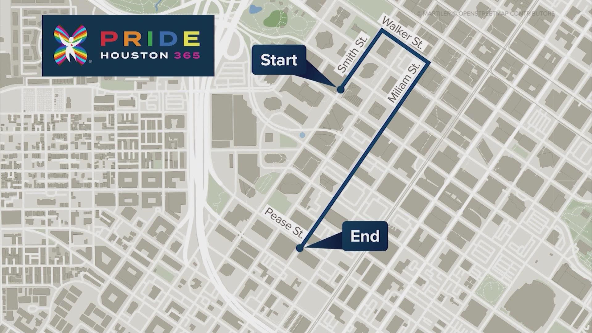The Pride Houston parade and festival are happening this weekend. There's a long list of street closures that you need to be aware of whether you're attending or not