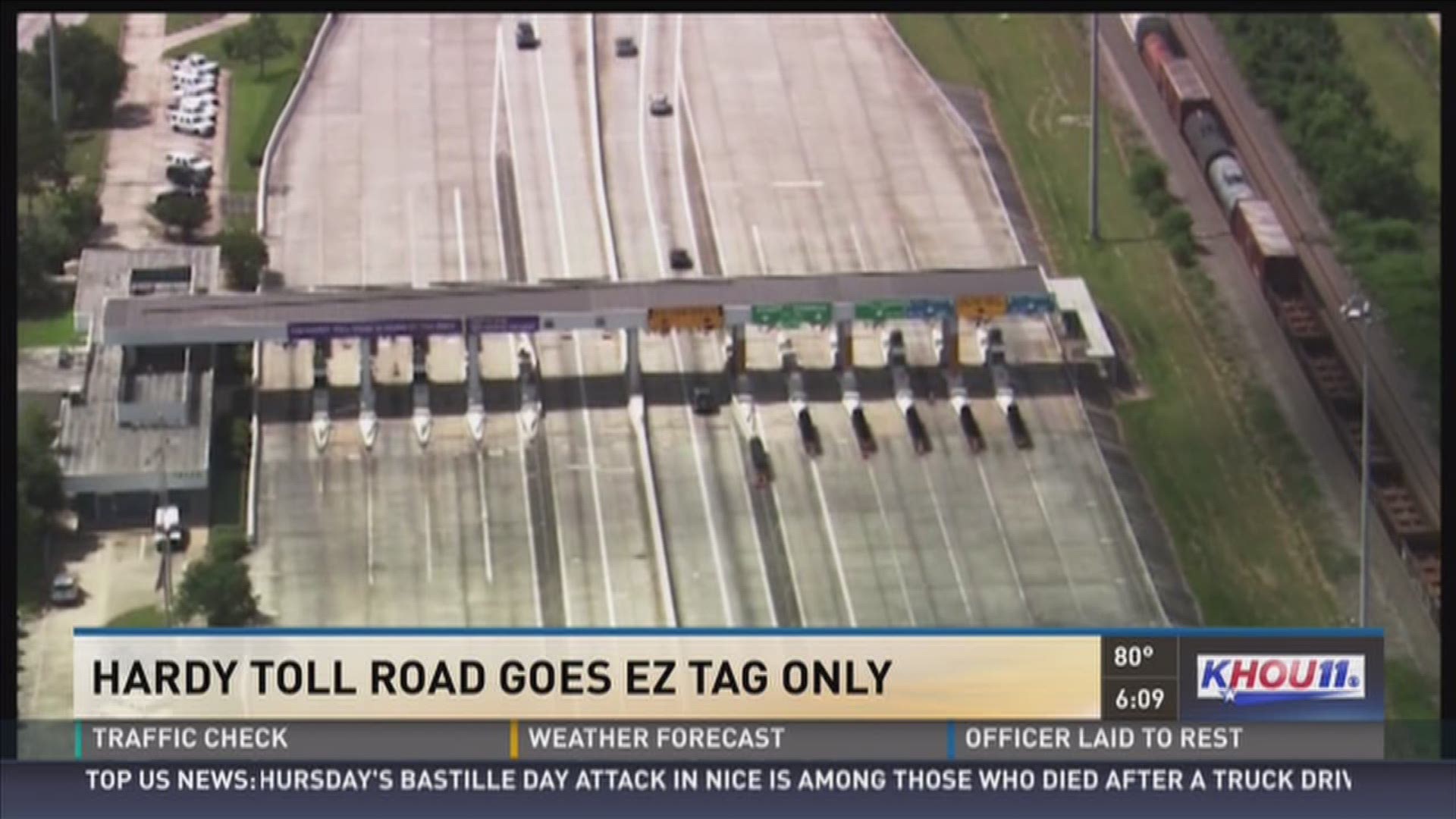 Hardy Toll Road goes EZ Tag only