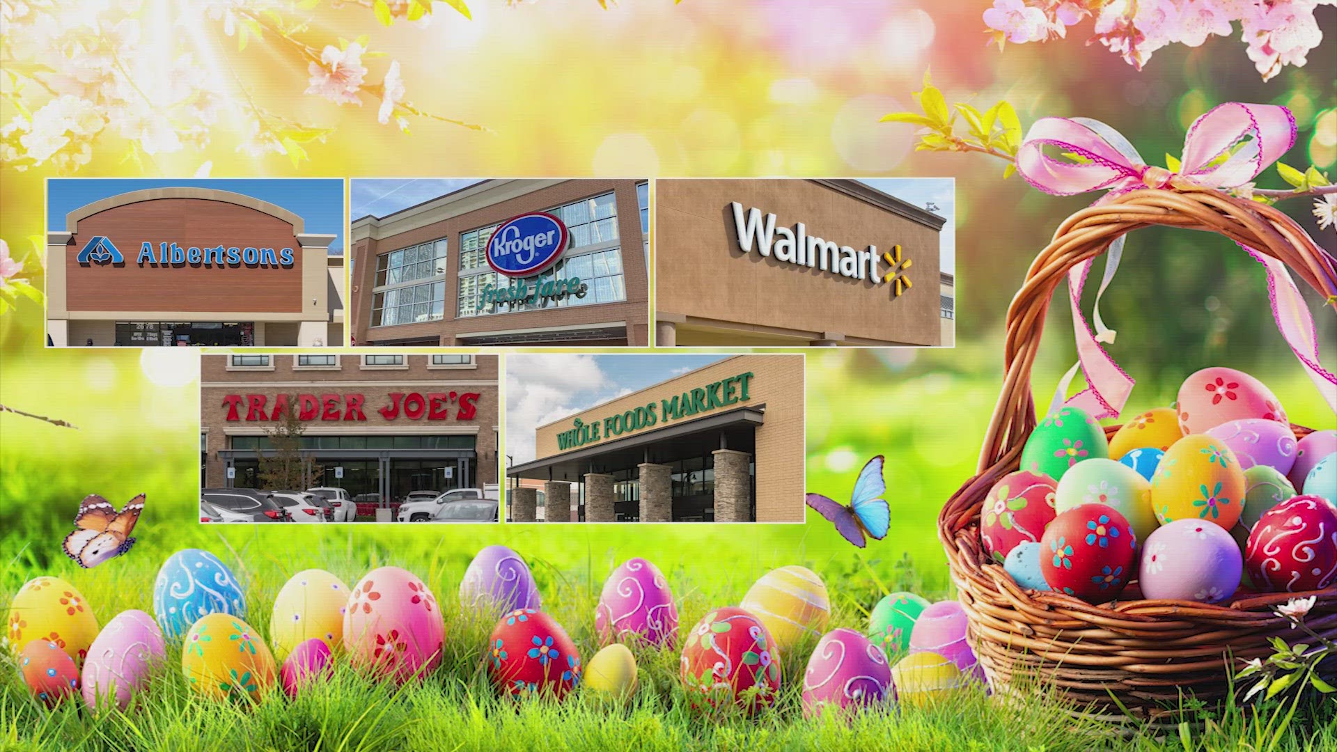 While a lot stores will be closed for the Easter holiday, some chains are still open for your last-minute shopping.