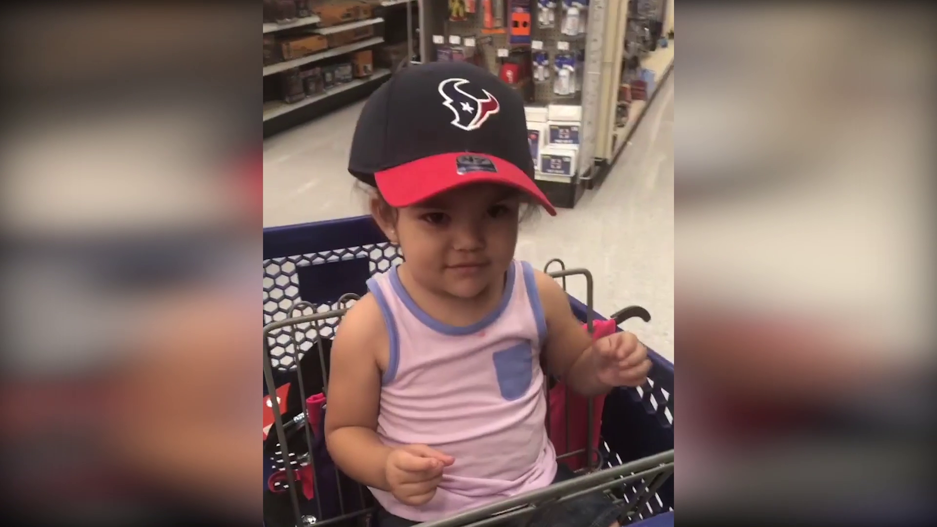 Instilling sports fandom starts at a young age, and Houston Texans fan Olivia Mendoza is proof.