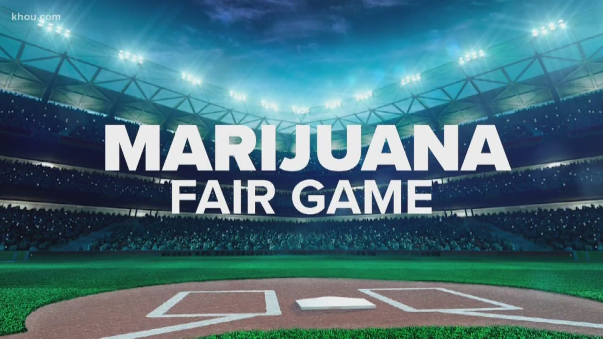 Players in the major leagues are currently not tested for marijuana.