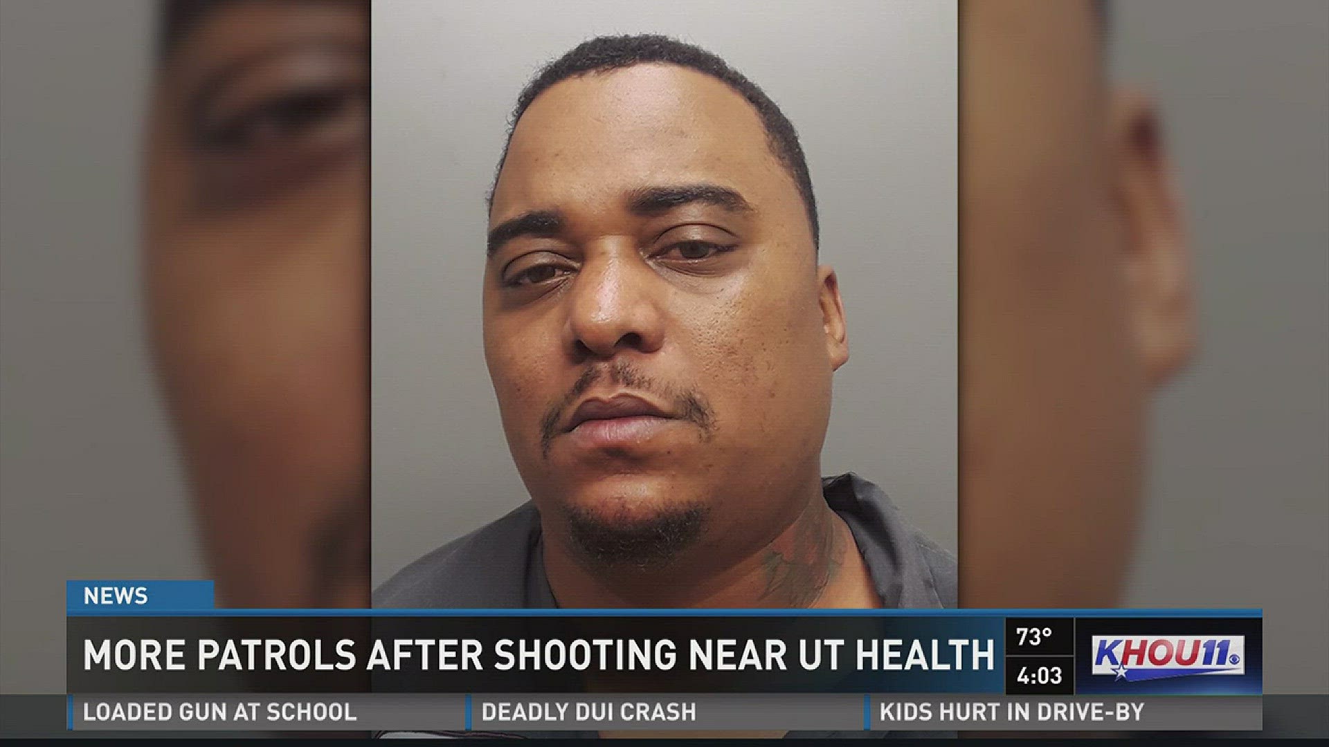 A man is accused of shooting his estranged girlfriend Friday morning near UTHealth in the Medical Center.