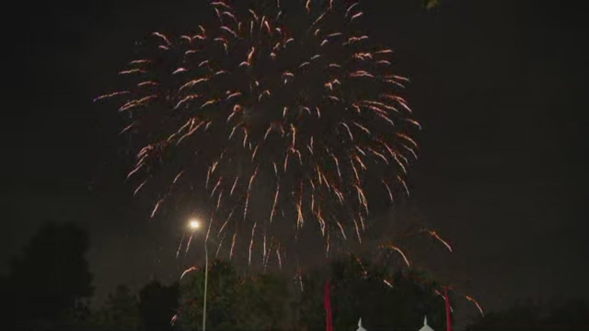 The crowds made their way in, and the music blasted at Eleanor Tinsley Park for the Fourth of July.