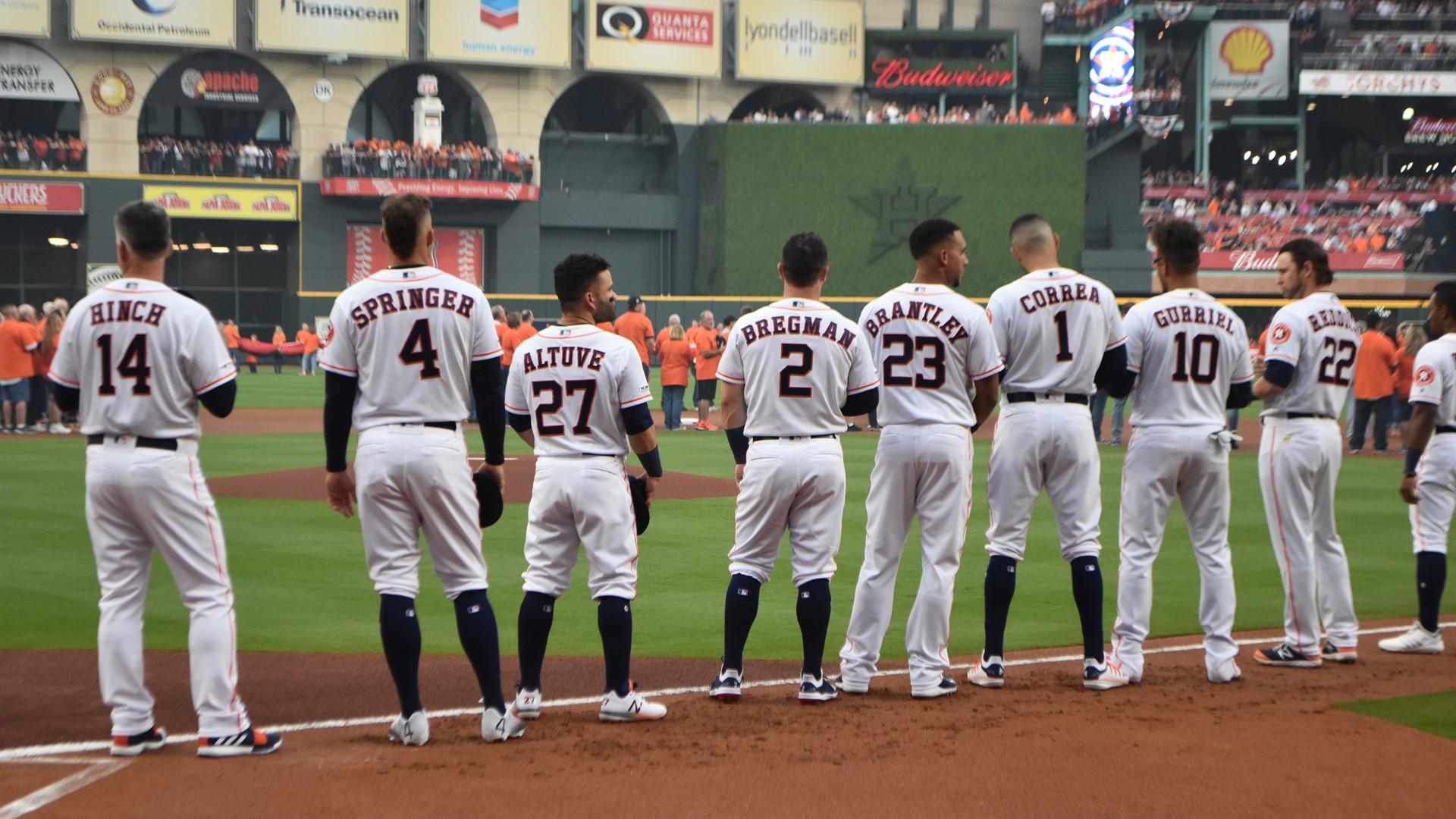 Photos Scenes from the Houston Astros' 2019 home opener