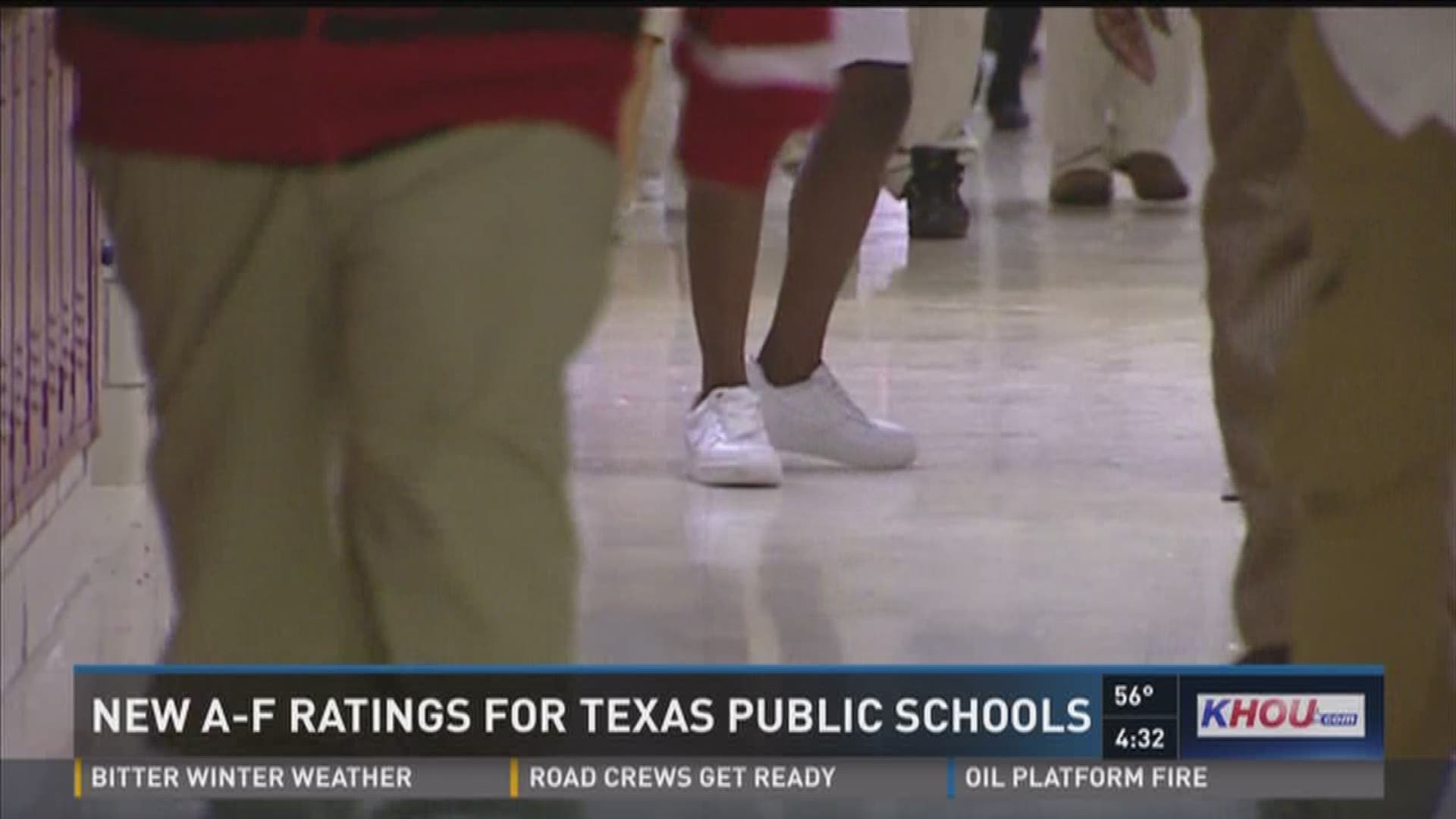 For the first time, Texas public schools will be graded based on an A-F system.