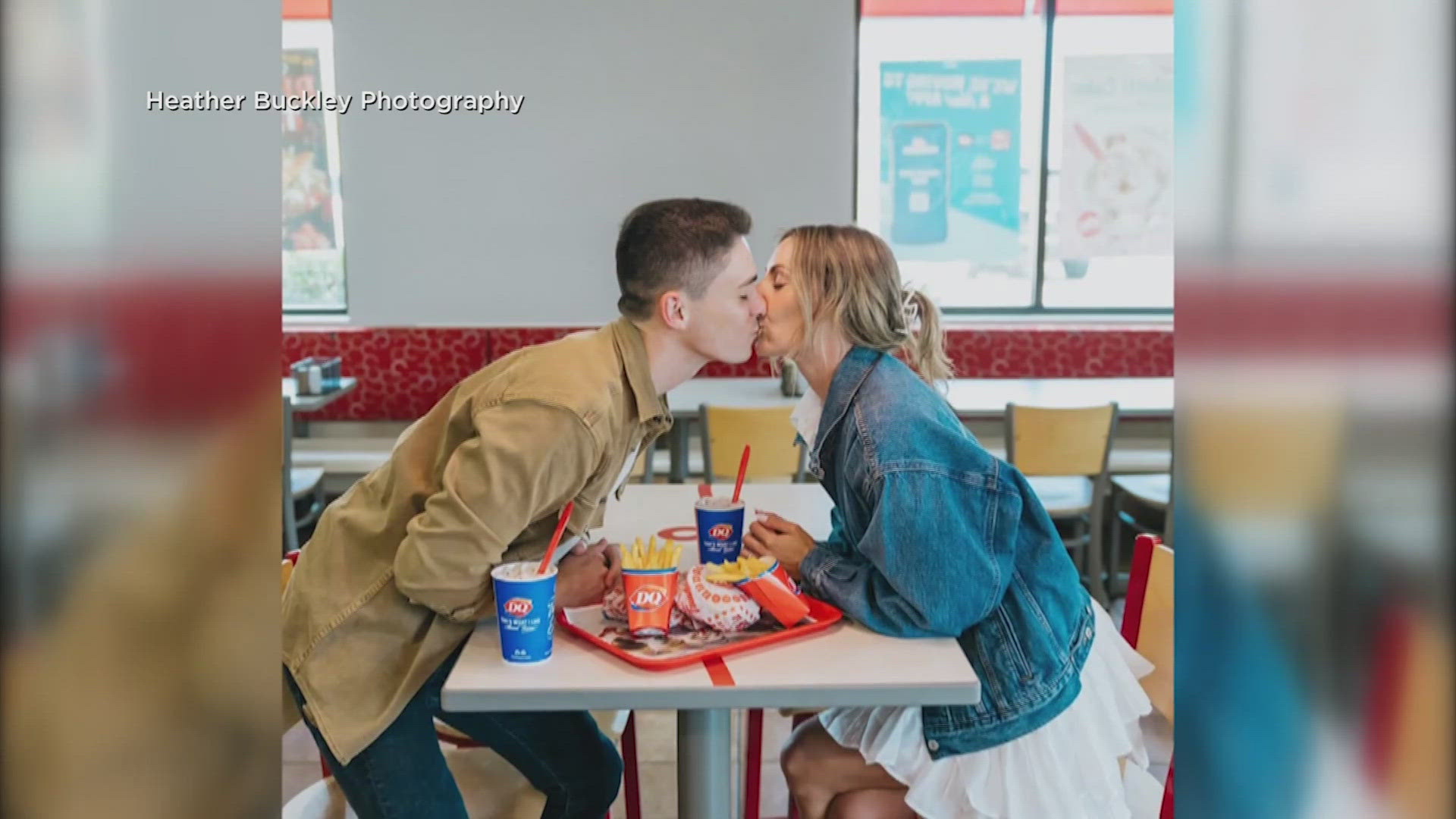 A North Texas couple, now the Blizzards, asked Dairy Queen to be a part of their special day. DQ obliged in style.
