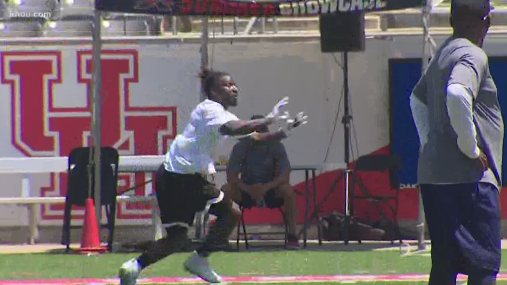 Houston's new XFL team held its first open tryouts Saturday at the University of Houston.