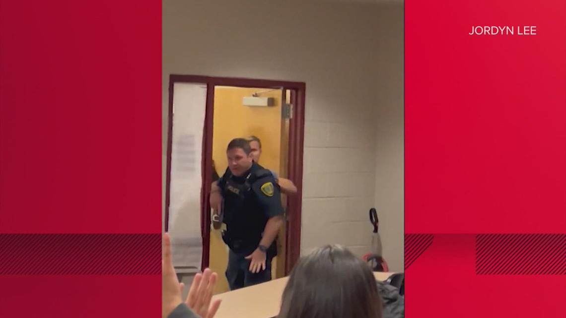 Cellphone video shows officers enter classroom after reports of shooter ...