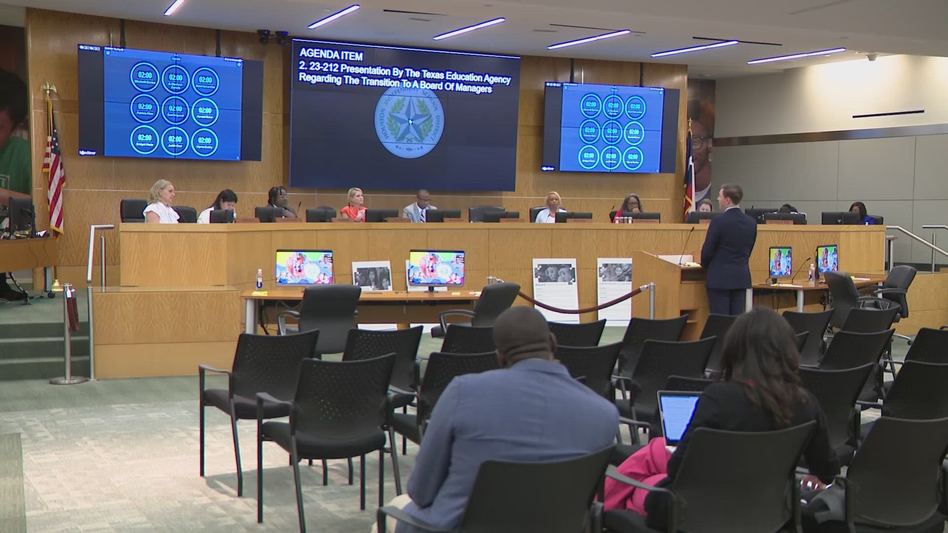 Houston ISD got its latest update on the Texas Education Agency's pending transition during a Thursday presentation.