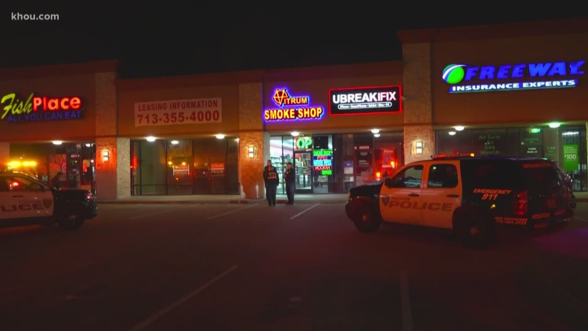 Houston police are looking for a robbery suspect who shot a smoke shop employee multiple times. The employee is expected to survive.