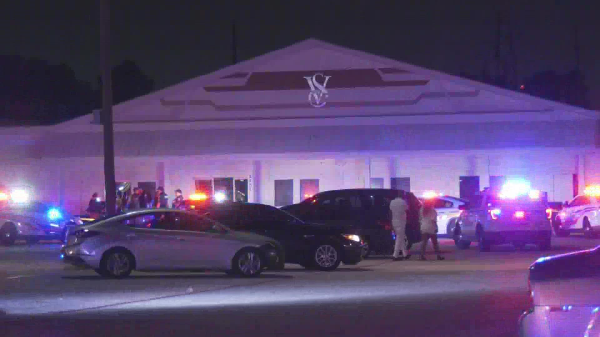 Deputies said multiple gunmen were involved in the shooting at a nightclub about 2 a.m. Sunday on FM 1960.