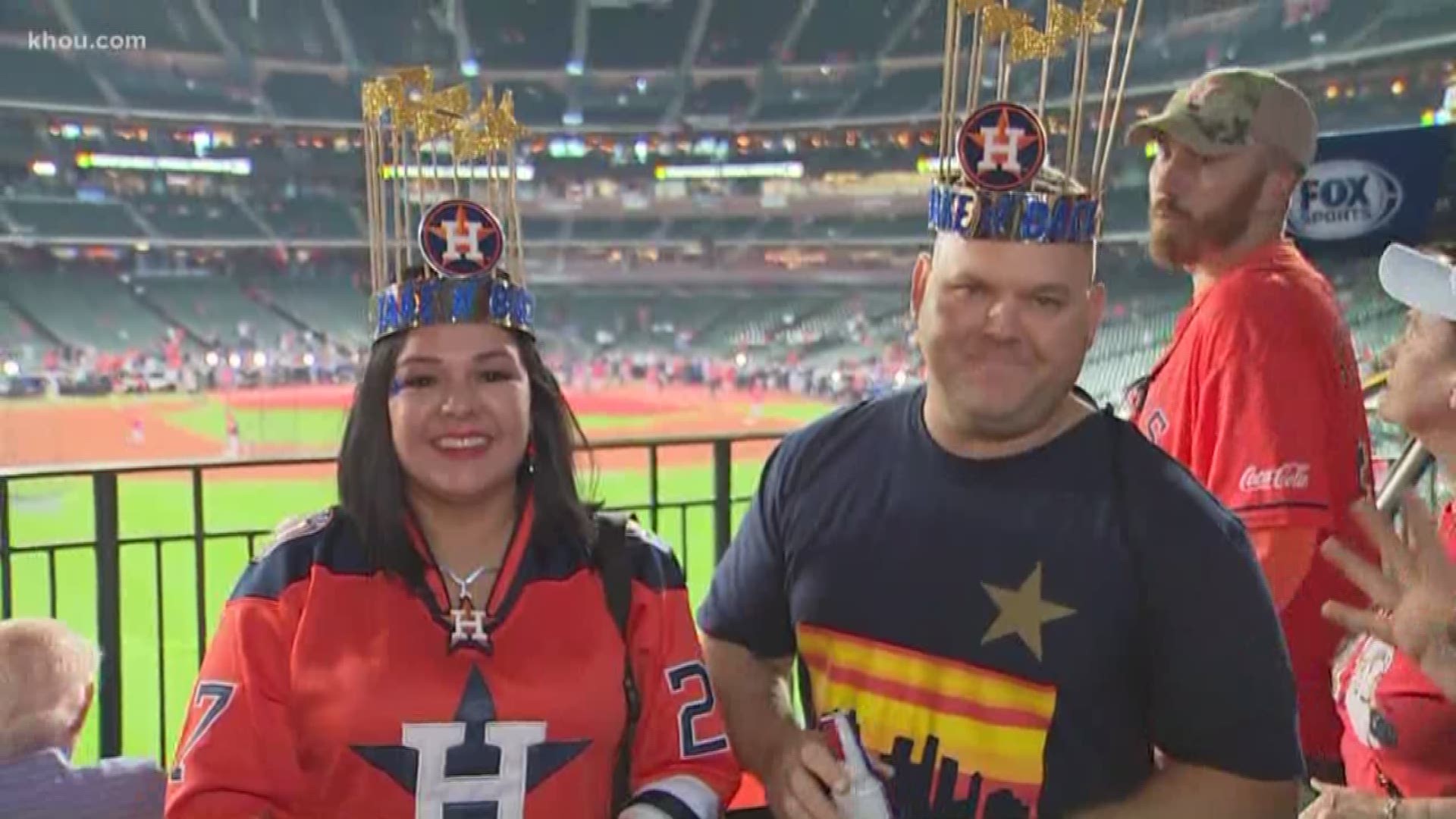 Leave it to Melissa Correa to find the coolest Astros fans!