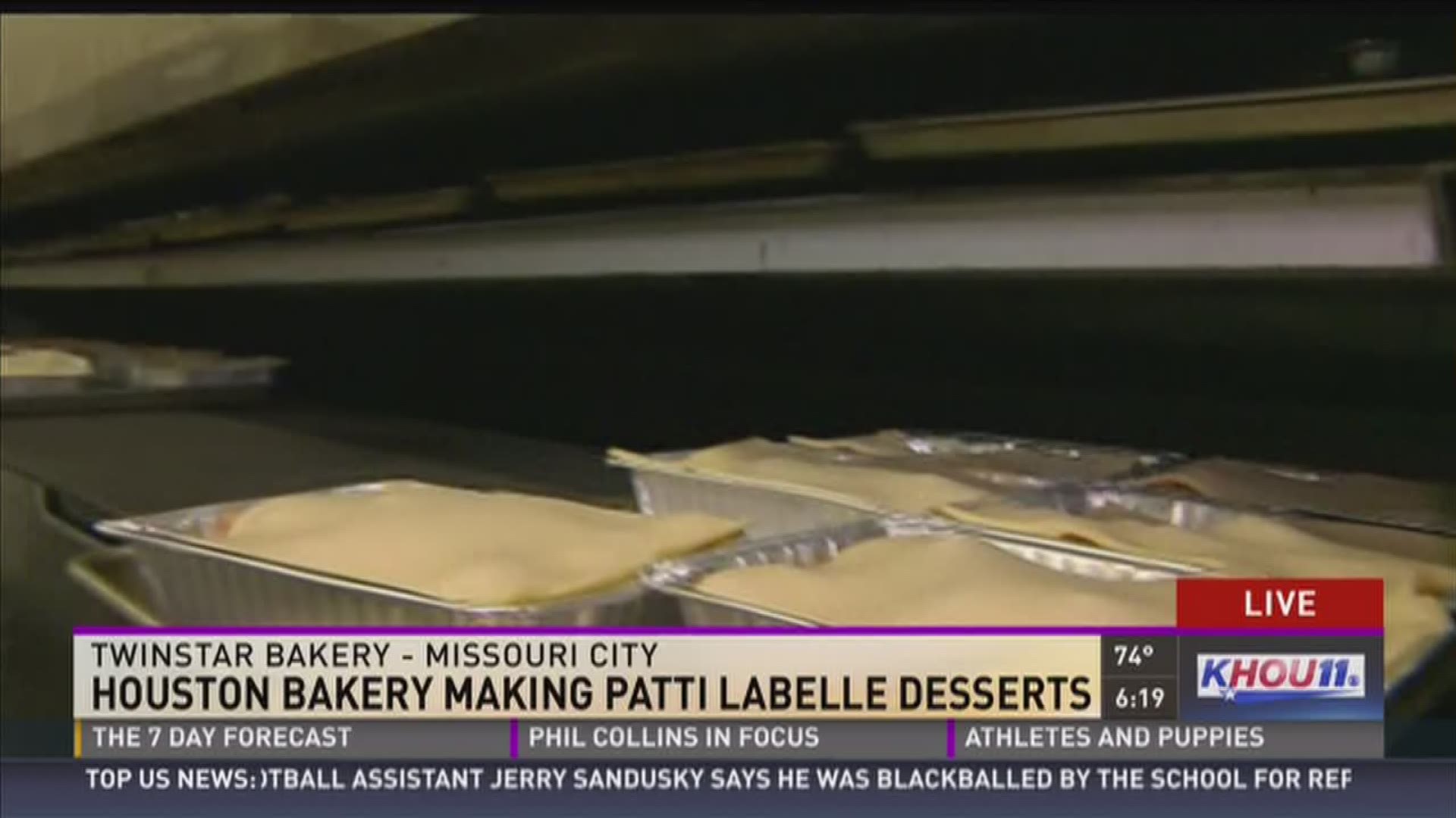 A Houston bakery is making Patty LaBelle desserts for Walmart.