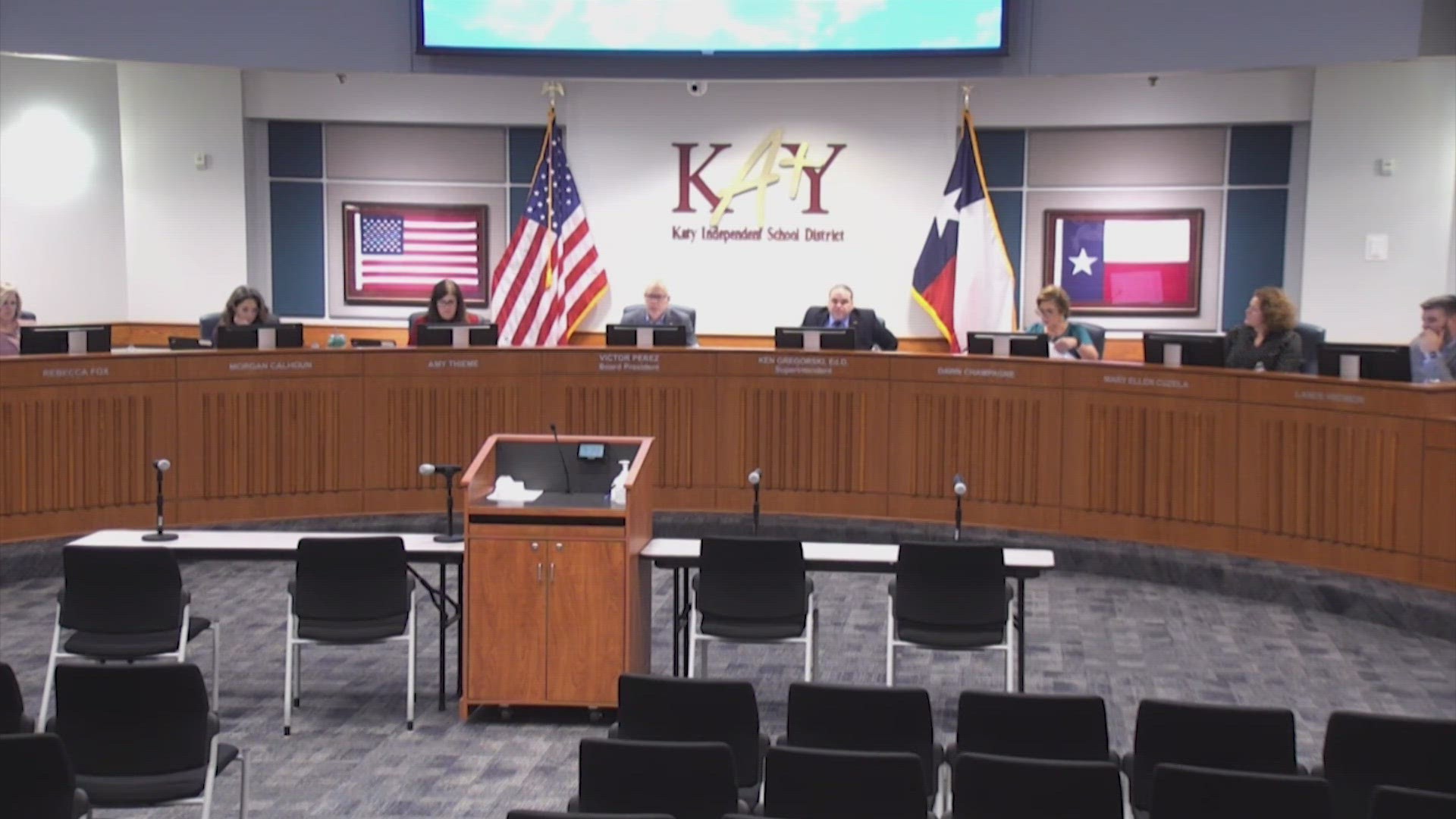 The Katy ISD Board of Trustees met to discuss allowing chaplains to counsel students with an official vote set for Monday.