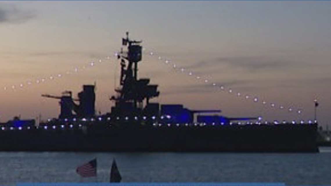 Battleship Texas: salve a salve a Galveston per il 250° anniversario USA
